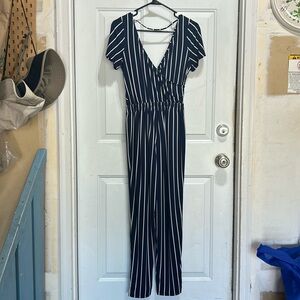 Express short sleeve jumpsuit